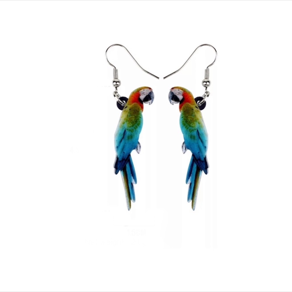 FREE SHIPPING | Double-Sided Acrylic Dangle Earrings NWT